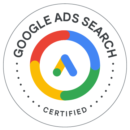 Google Ads Arama Ağı Sertifikası rozeti