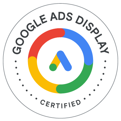 Google Ads Görüntülü Reklam Ağı Sertifikası rozeti